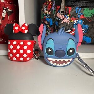 Stitch and Minnie Mouse AirPod Case ❤️💙